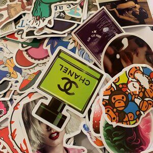Mystery Sticker Pack | 200 Pack | Wicked, Pop Culture, Music, Anime, Punk…